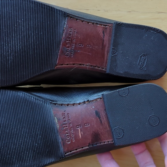 Cole Haan black leather mules, size 9 - Picture 9 of 12